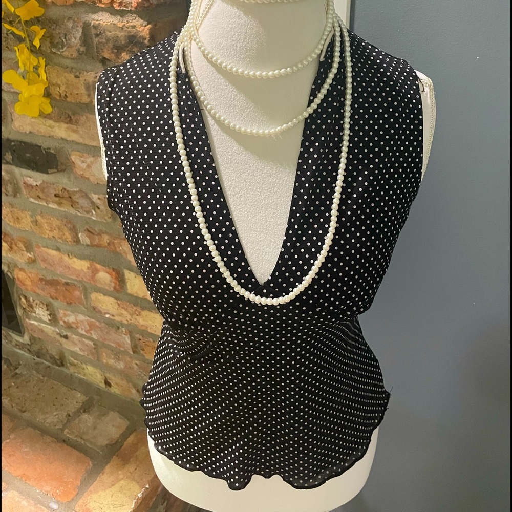 Sexy, lightweight polka dot top